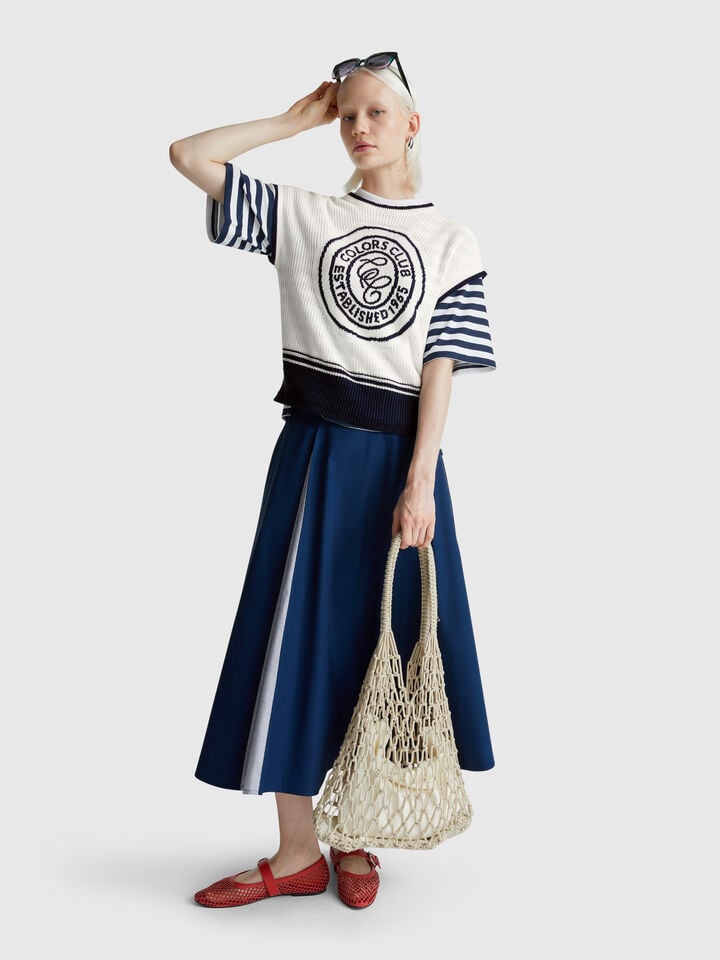 SLEEVELESS SWEATER Mulher