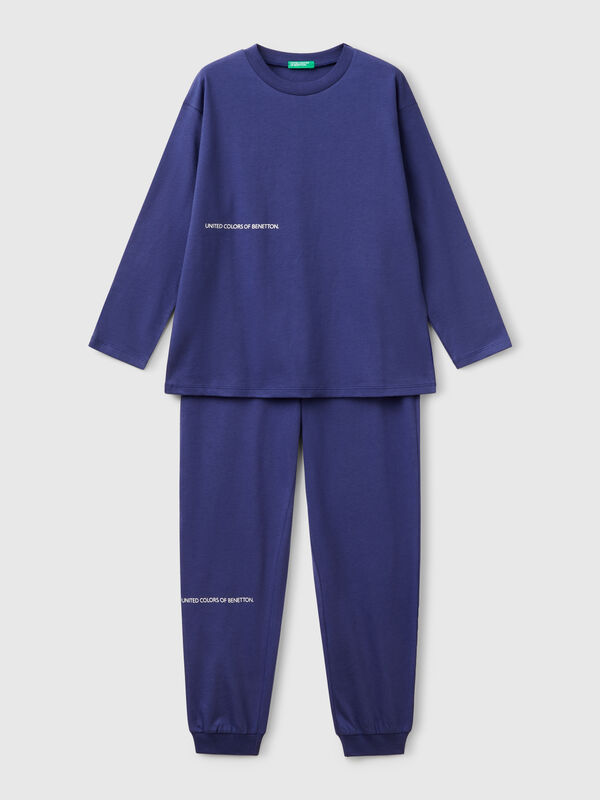 Pijama em algodão puro Menino