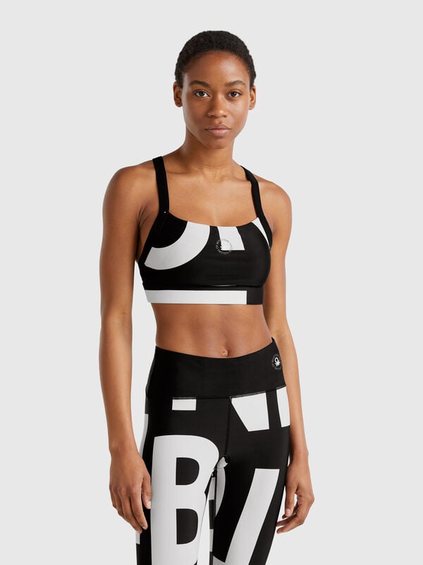 Top bra de desporto com enchimento Mulher