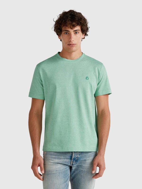 T-shirt em micro piqué Homem