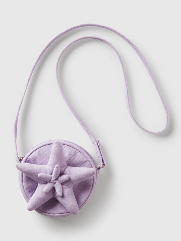 Bolsa de tiracolo com aplicação de estrela Menina