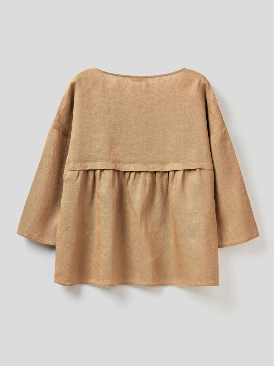 Blusa 100% linho com folho image number 2