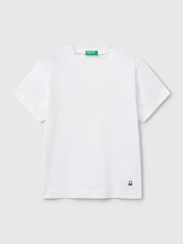 T-shirt em algodão puro Menino