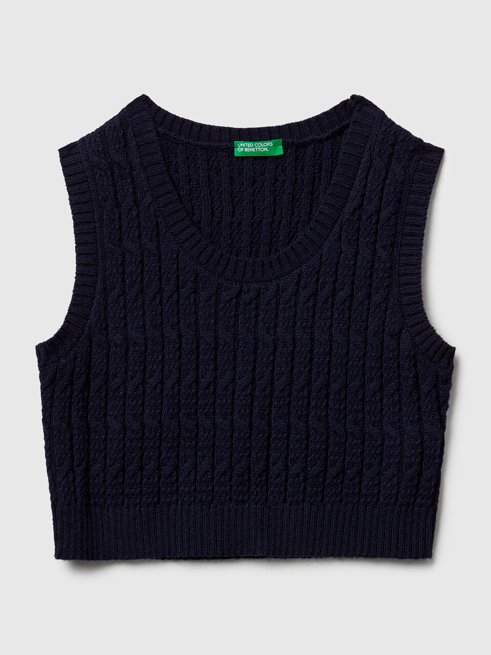 SLEEVELESS SWEATER Menina image number 1