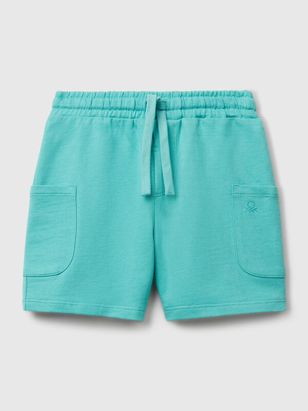 Shorts cargo em algodão Menino