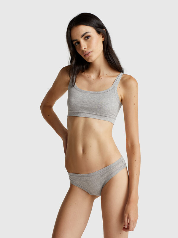 Brassiere em algodão super stretch Mulher
