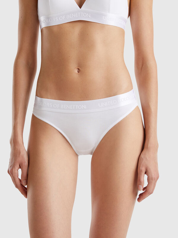 Slip em algodão orgânico stretch Mulher