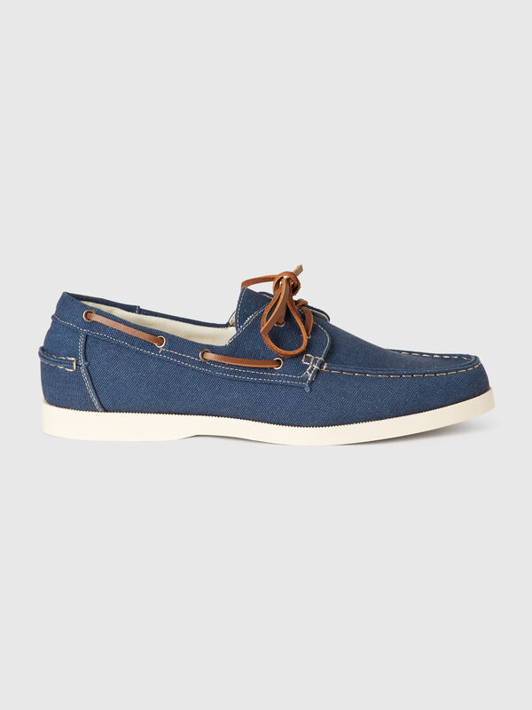 Mocassins com atacadores Homem