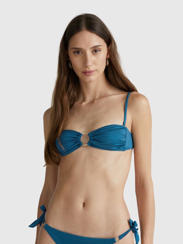 Top de biquíni com argola Mulher