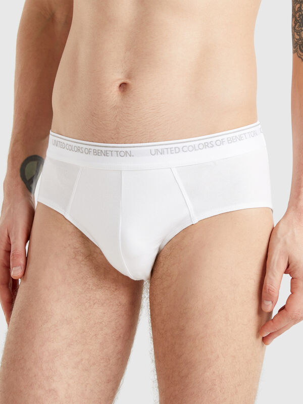 Slip em algodão stretch Homem