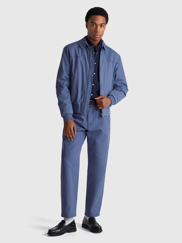 Calças em algodão puro Homem