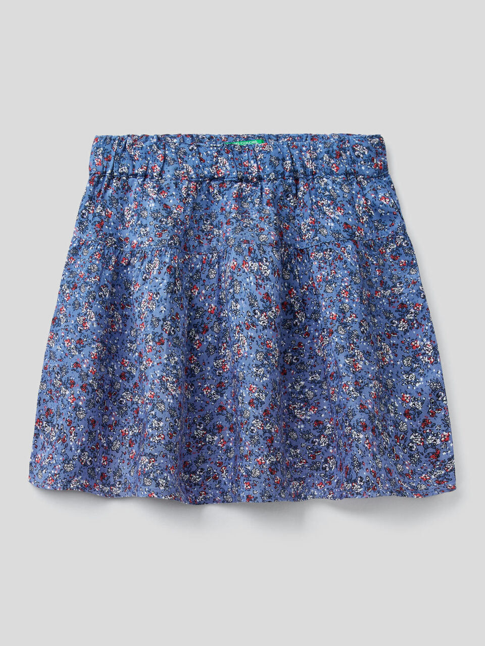 Saia fluida com estampado floral image number 1