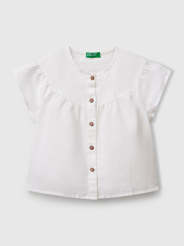 Blusa em mistura linho Menina