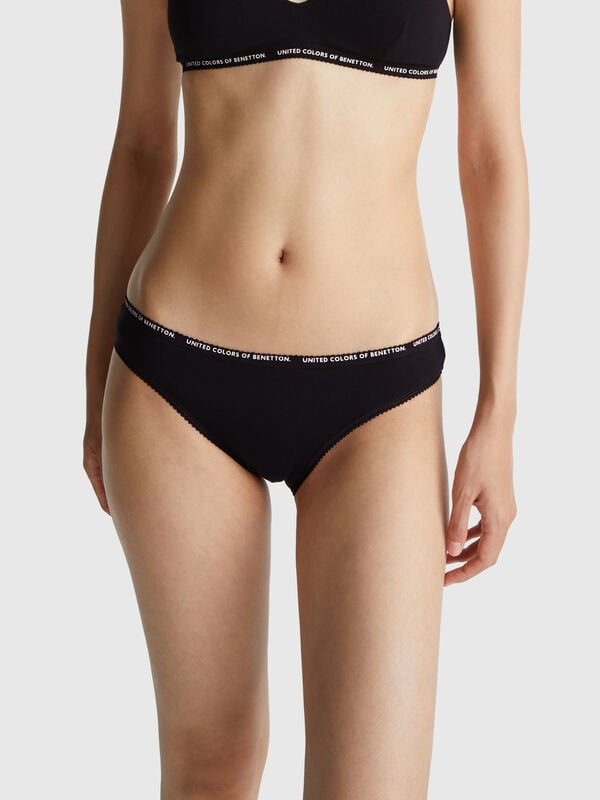 Slip em algodão stretch Mulher