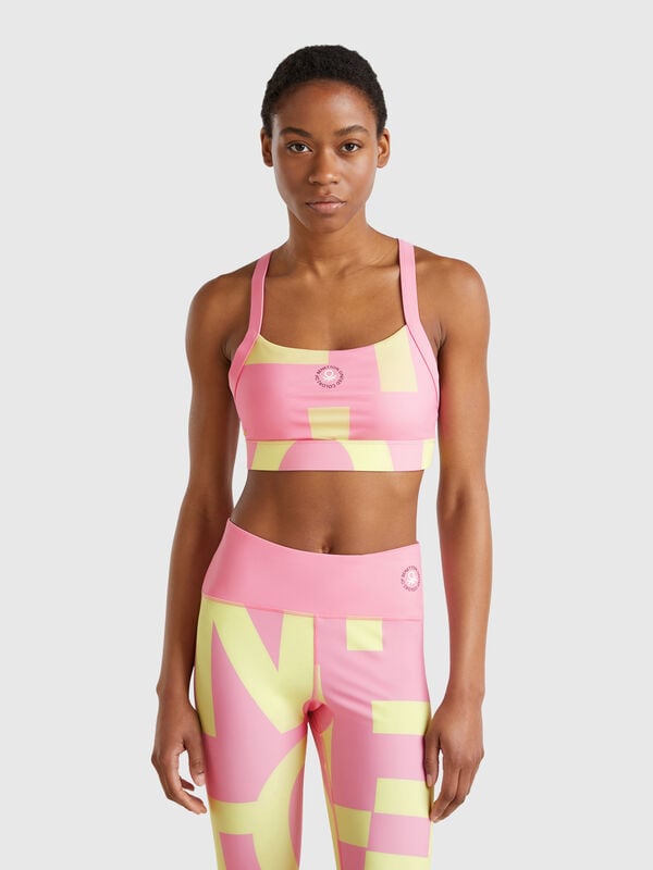 Top bra de desporto com enchimento Mulher