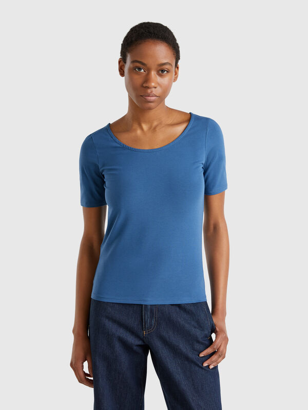 Camiseta slim fit reversível Mulher
