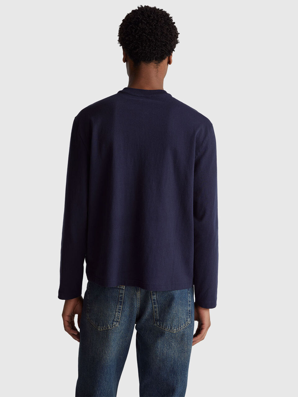 ROUND NECK SWEATL/S Homem image number null