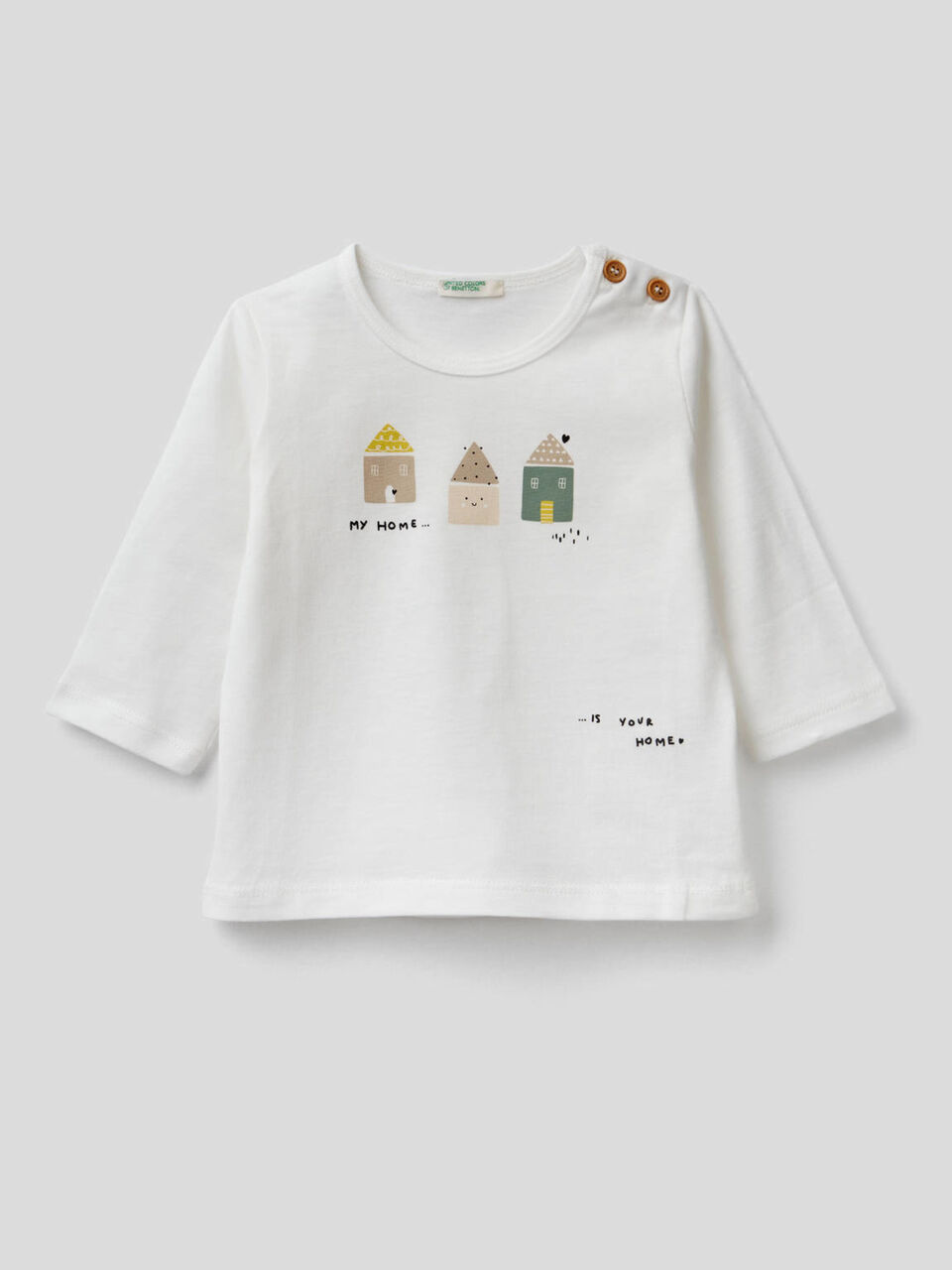 T-shirt em 100% algodão orgânico macio image number 1