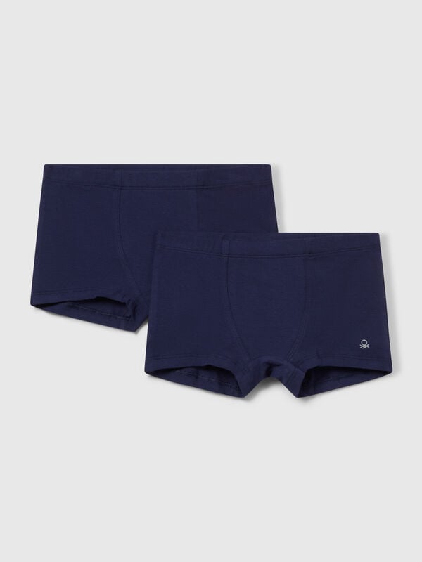 Dois boxers em algodão elástico Menino