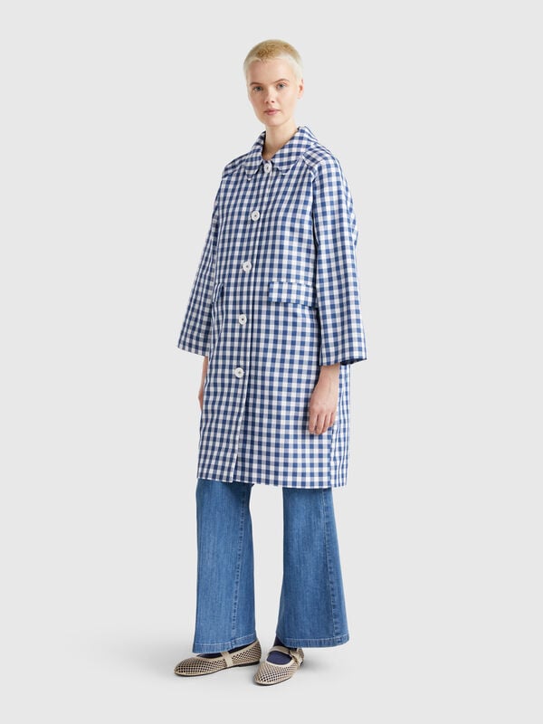 Trench coat vichy Mulher