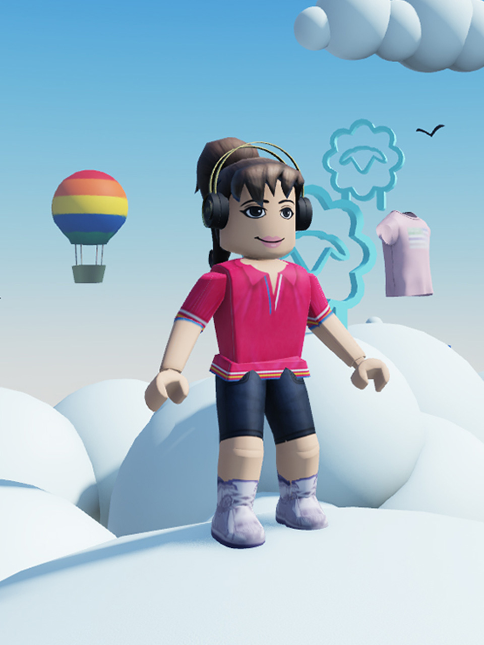 Crianças Menino Menina Roblox Arco-íris Amigos T-shirt Calças Pjs