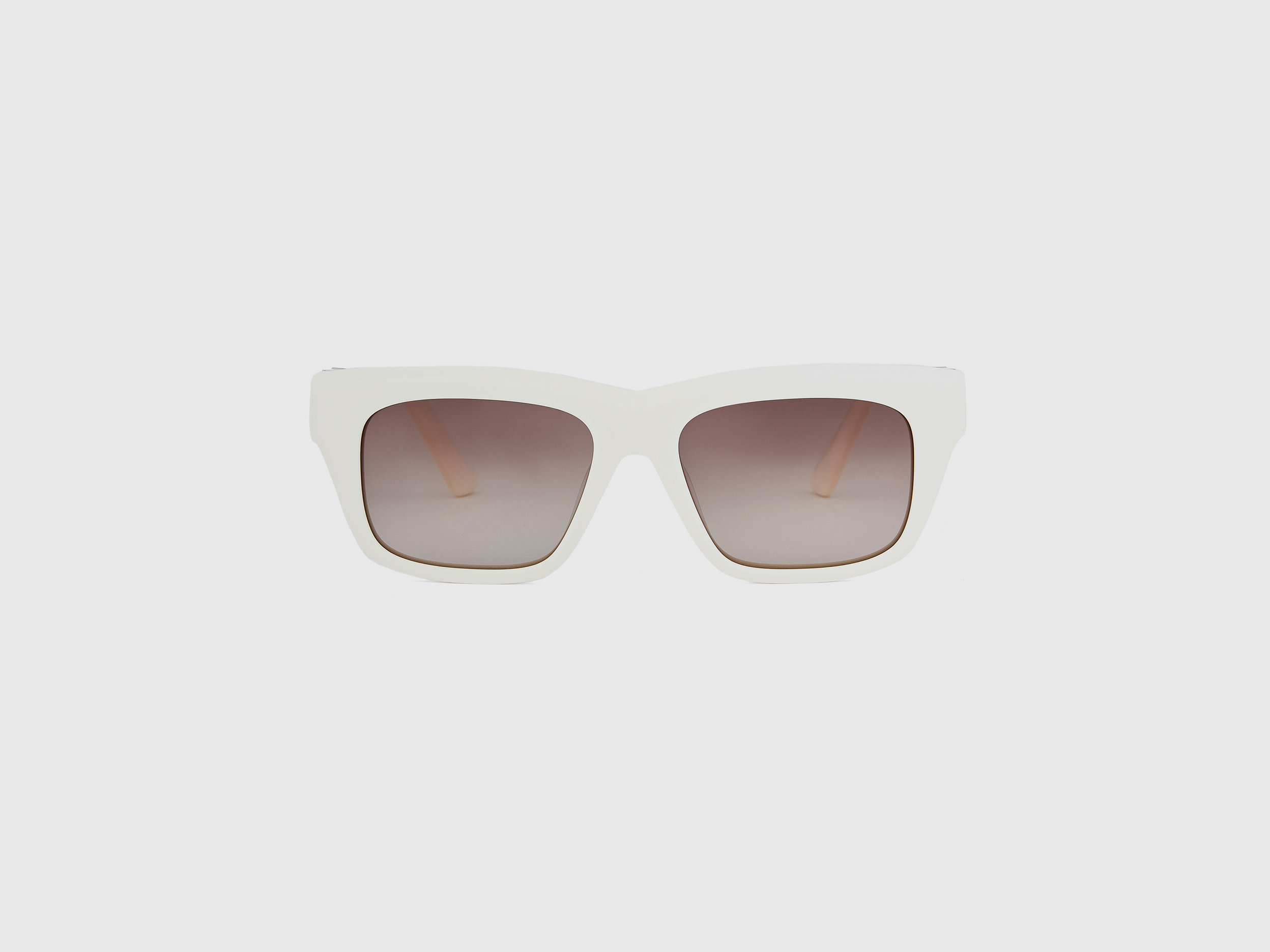 Benetton, White Sunglasses, size OS, White, Women