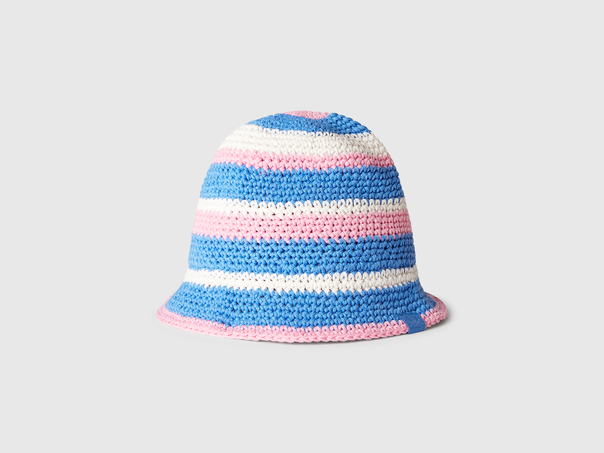 Benetton, Crochet Fisherman's Style Hat, size 4-6, Multi-color, Kids