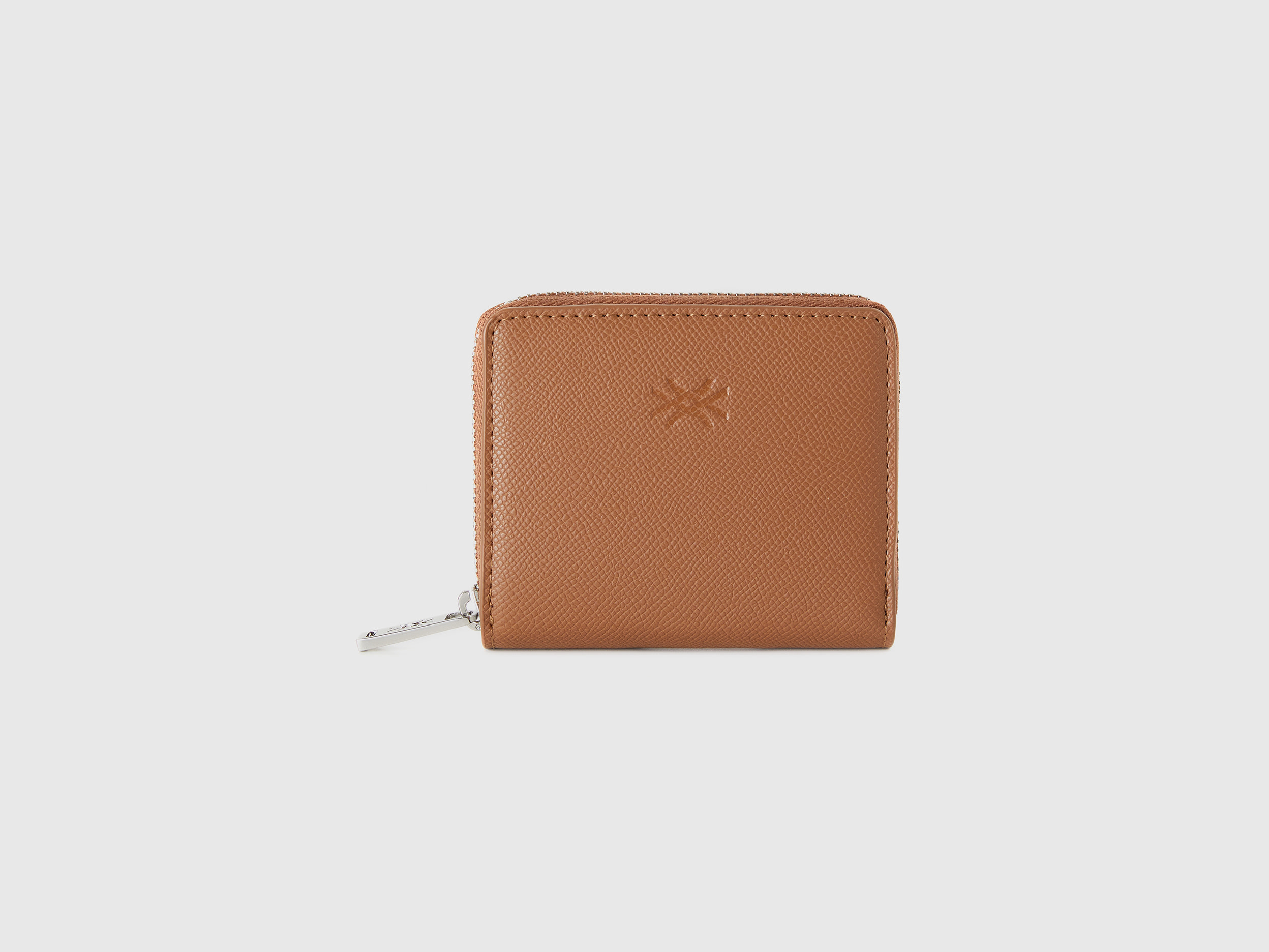 Benetton, Small Zip Wallet, size OS, Brown, Women
