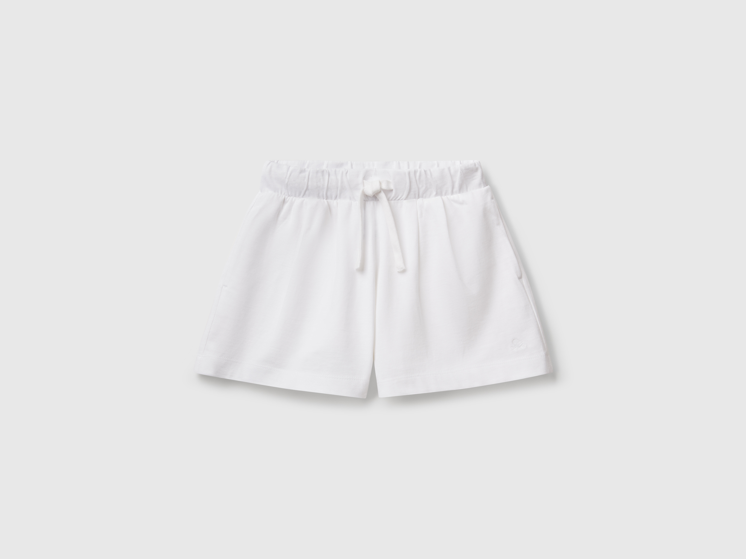 Benetton, Short Pur Coton, taille 2XL, Blanc, Enfants - United Colors of Benetton - Modalova