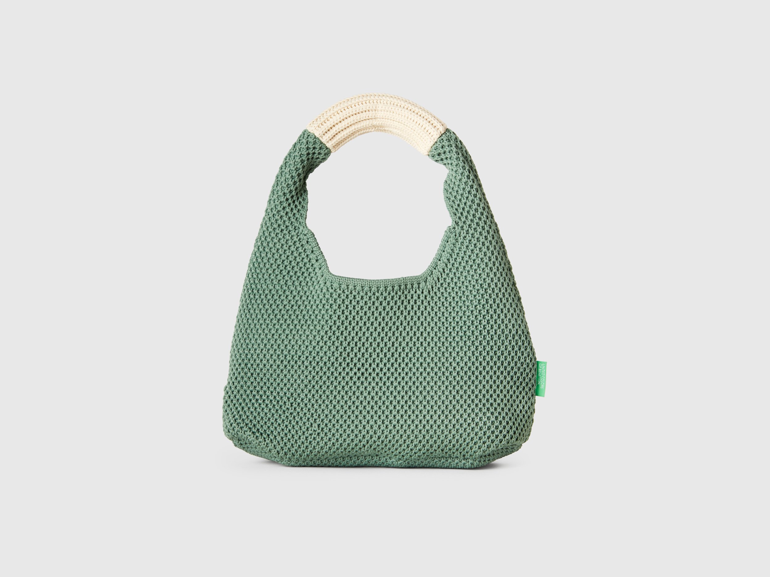 Benetton, Small Crochet Shoulder Bag, size OS, , Women