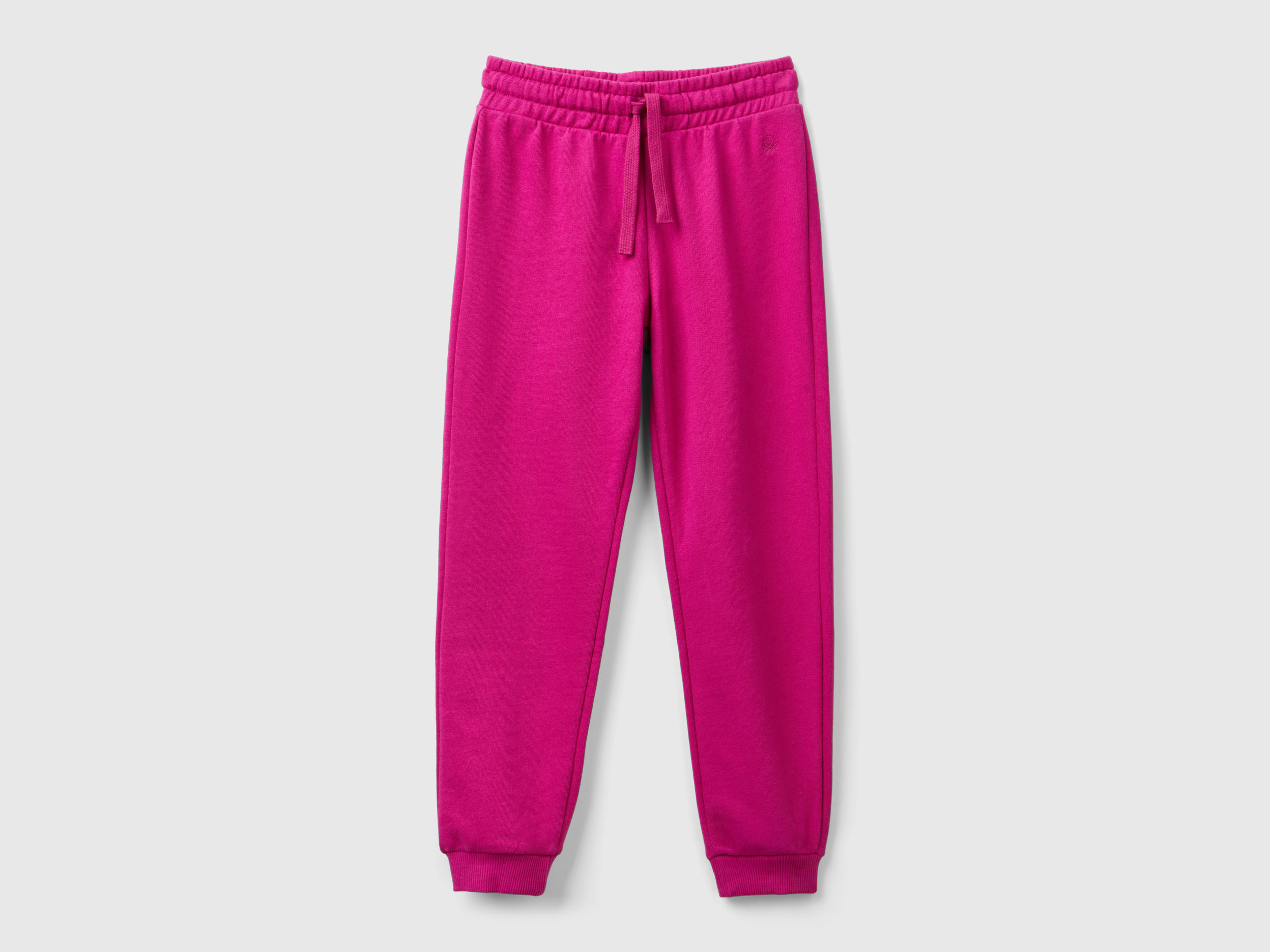 Benetton, Pantaloni In Felpa Con Logo, Fucsia, Bambini
