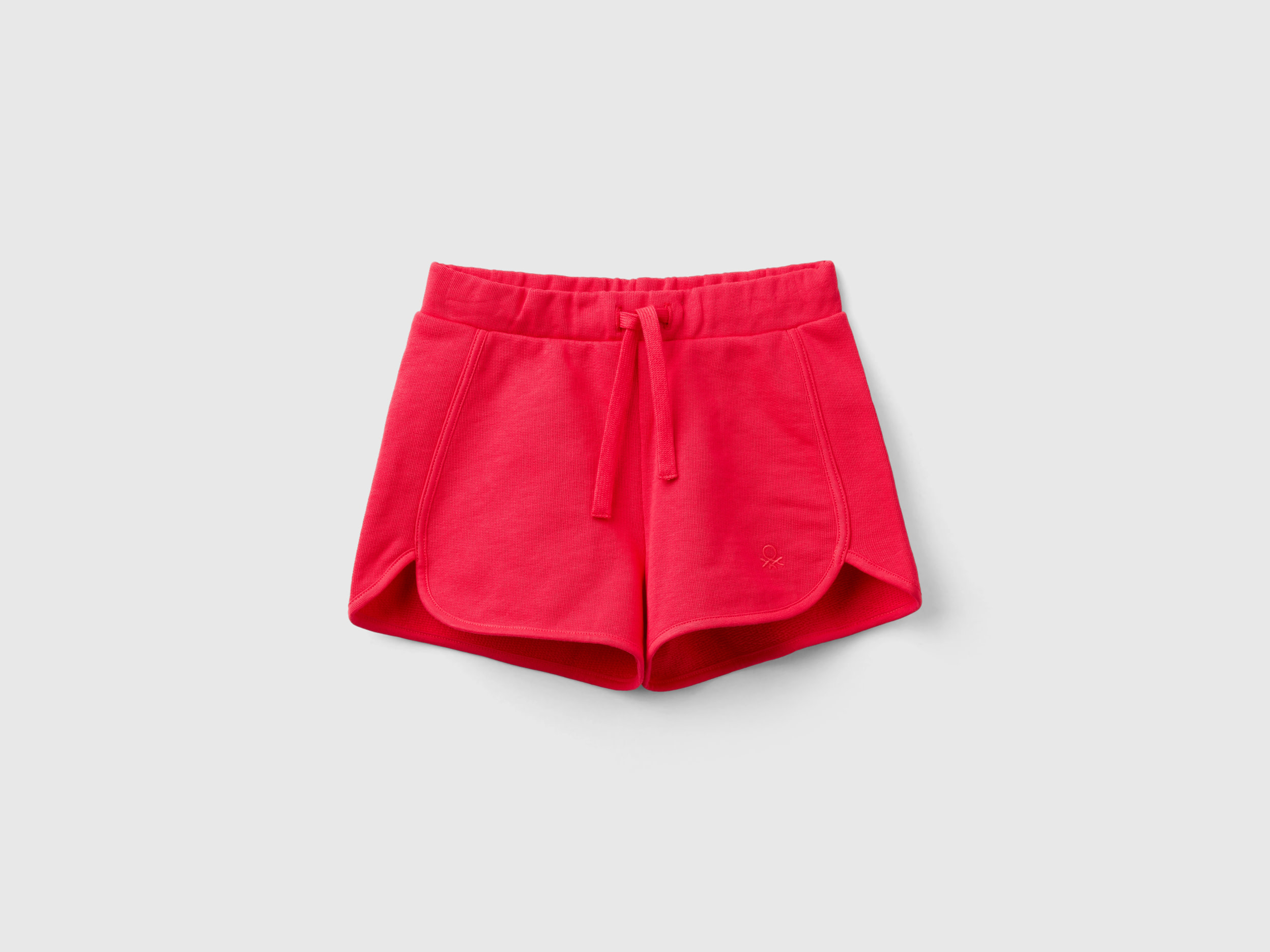 Image of Benetton, Sweat Shorts In 100% Organic Cotton, size 82, Fuchsia, Kids