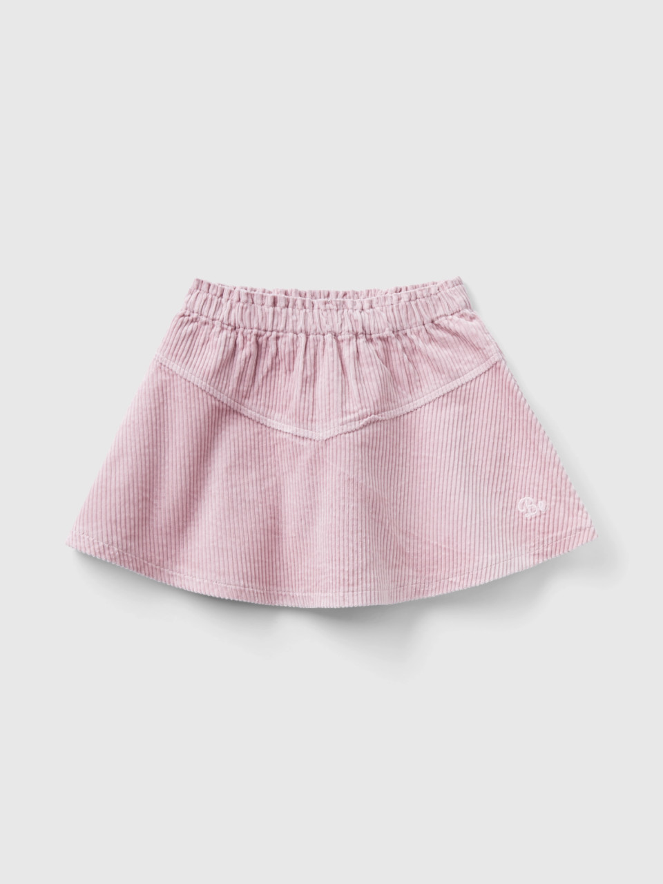 Benetton, Corduroy Mini Skirt, Pink, Kids