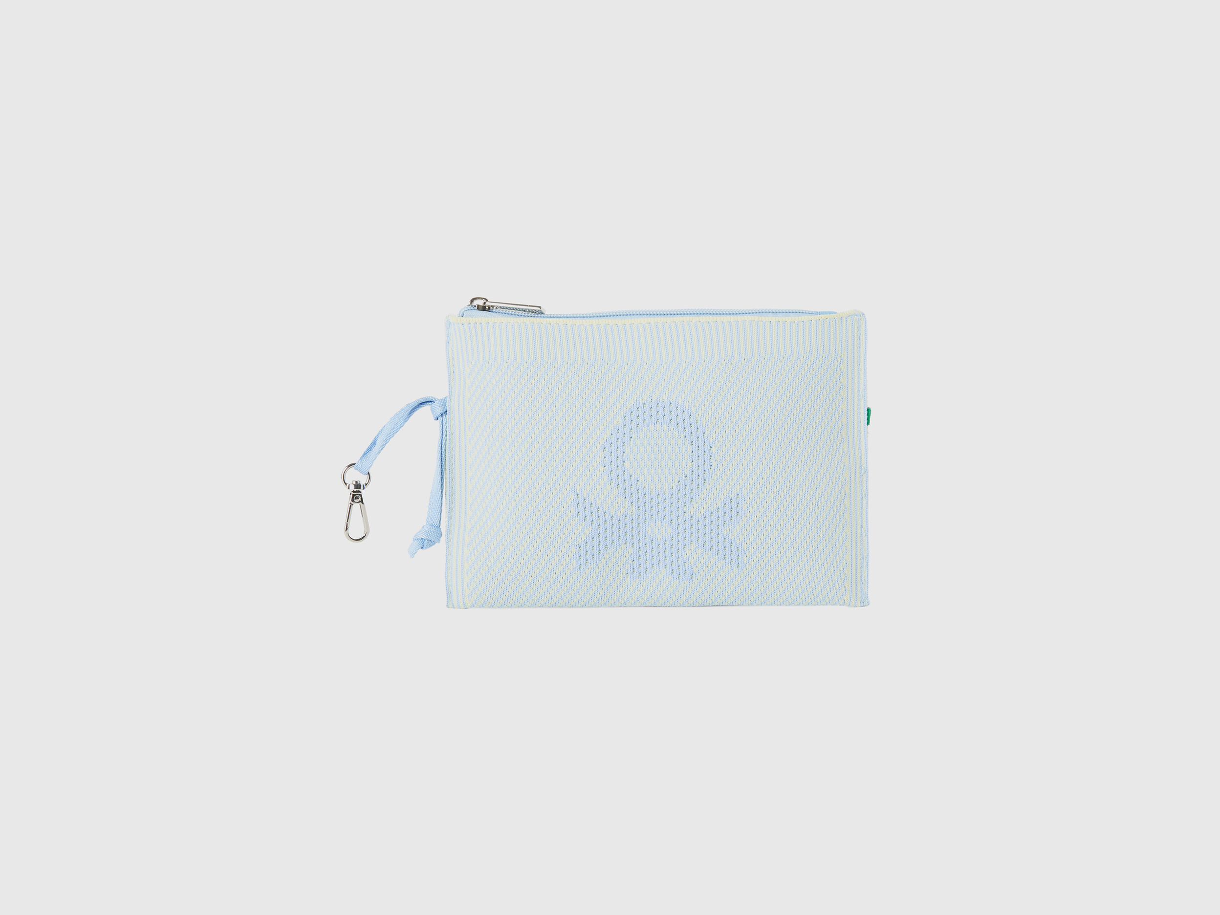 Benetton, Busta Jacquard Gialla E Azzurra, Azzurro, Donna