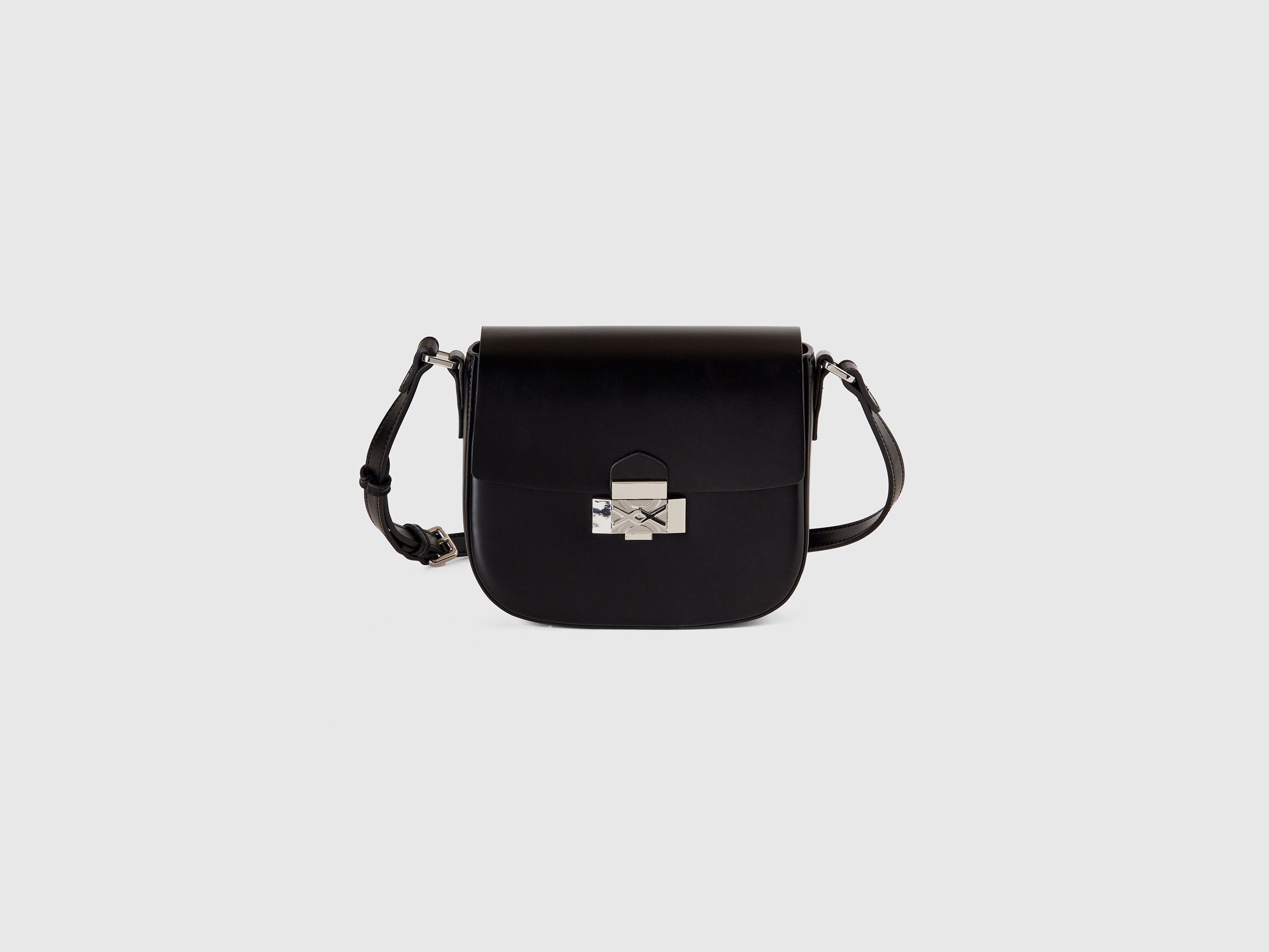 Benetton, Borsa Piccola A Tracolla, Nero, Donna