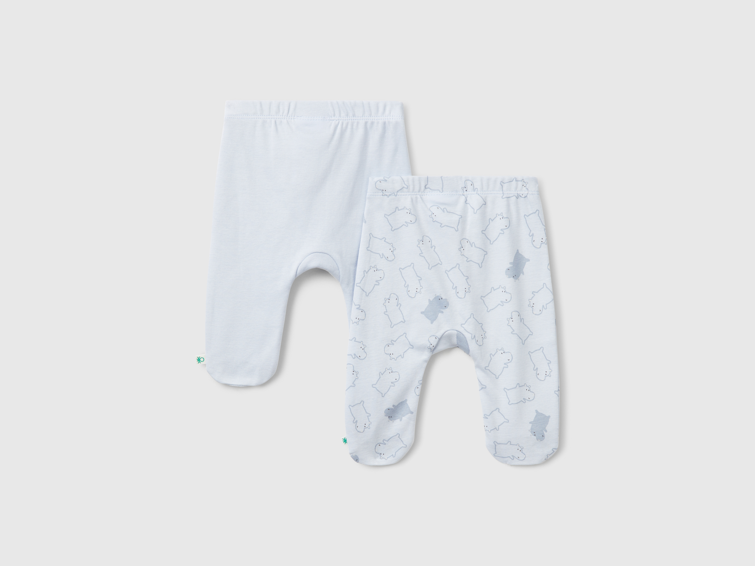 Benetton, Δύο Παντελόνια Από Βαμβακερό, size 12-18, Γαλαζιο, Παιδικά φωτογραφία