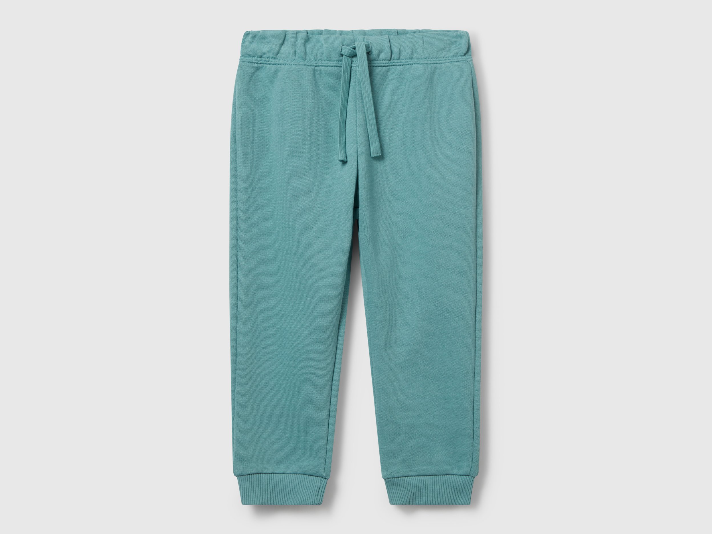 Benetton, Regular Fit Sweat Joggers, size 82, Sky Blue, Kids