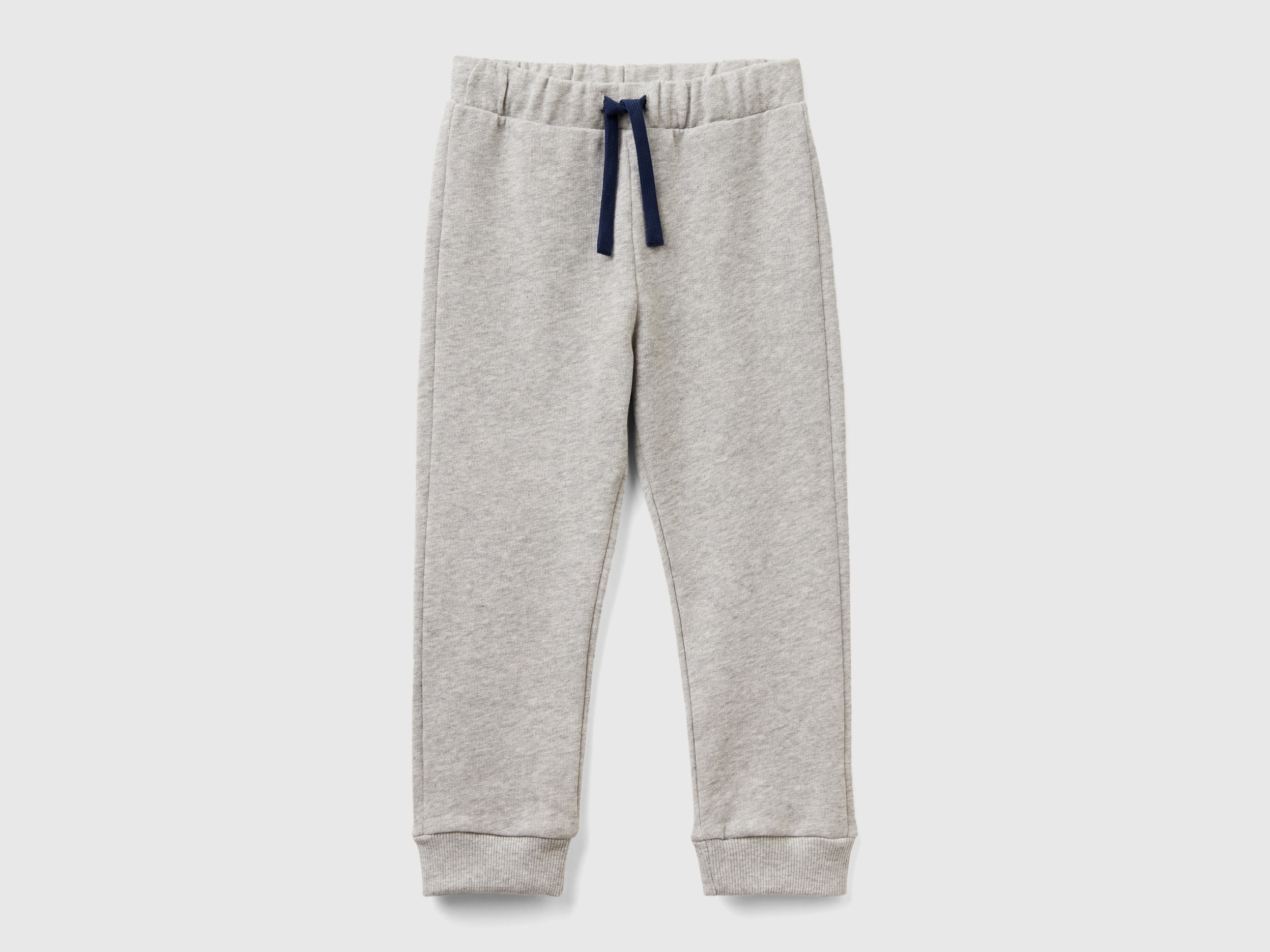 Image of Benetton, Sweatpants With Pocket, size 90, Light Gray, Kids