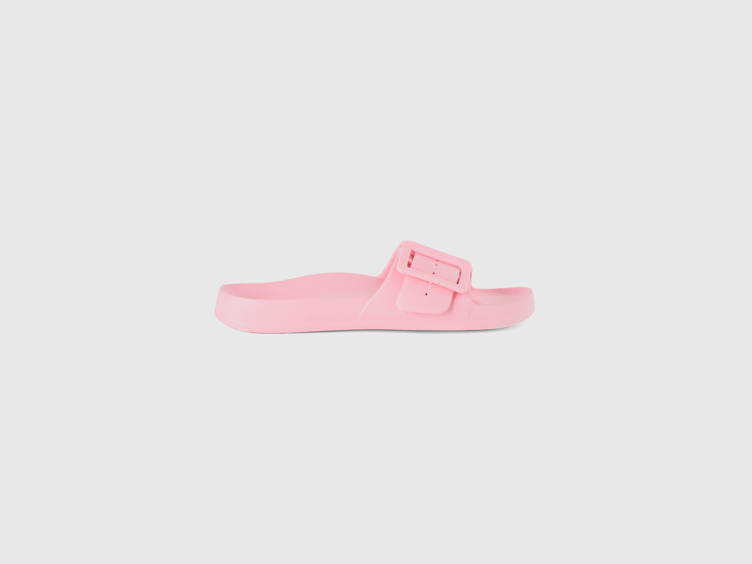 Benetton, Ciabatte Con Fascia E Cinturino, Rosa, Donna
