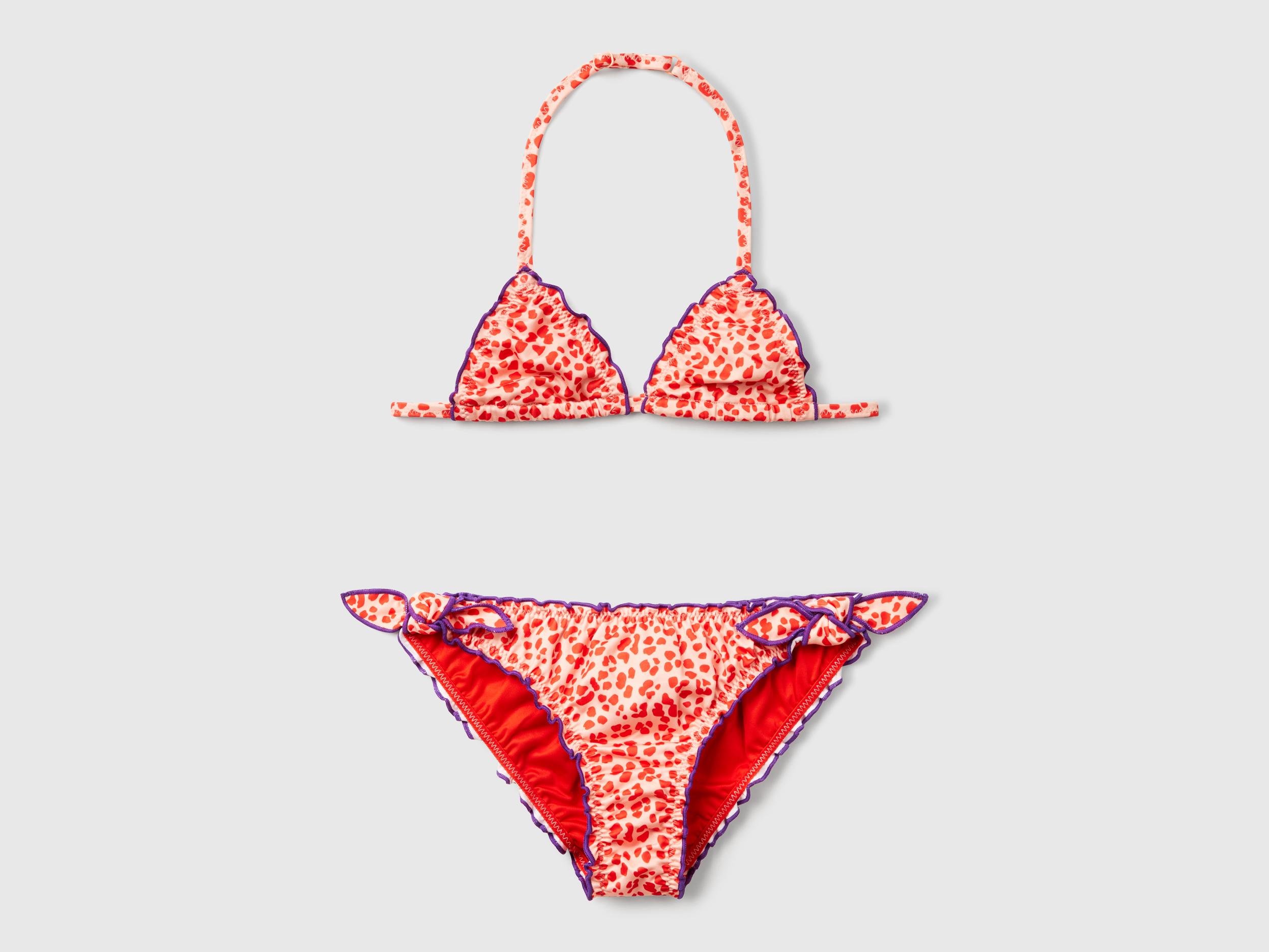Benetton, Maillot De Bain Bikini Imprimé Animal, taille 2XL, , Enfants - United Colors of Benetton - Modalova