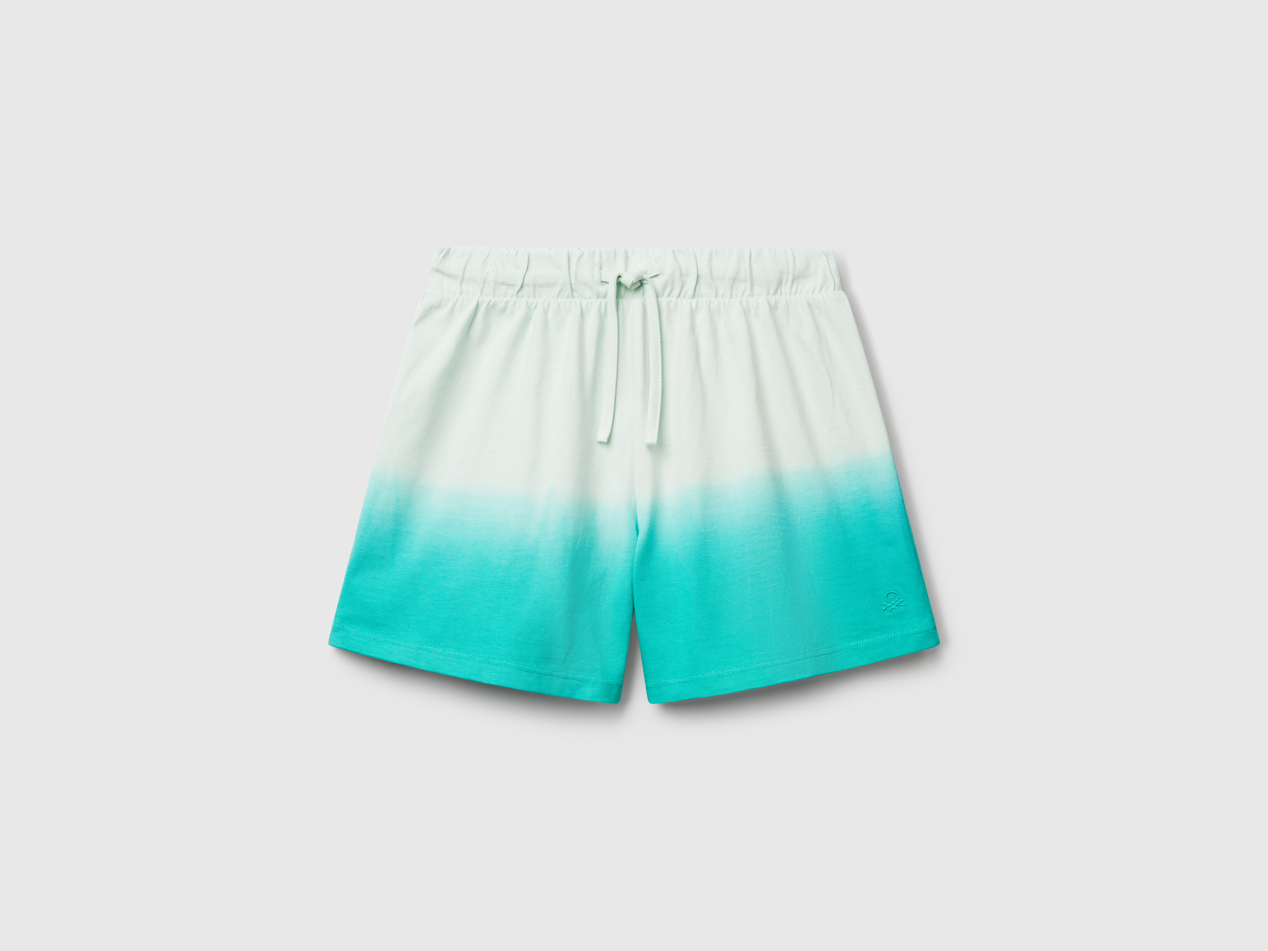 Benetton, Short Dip-dye, taille 2XL, Bleu Vert, Enfants - United Colors of Benetton - Modalova
