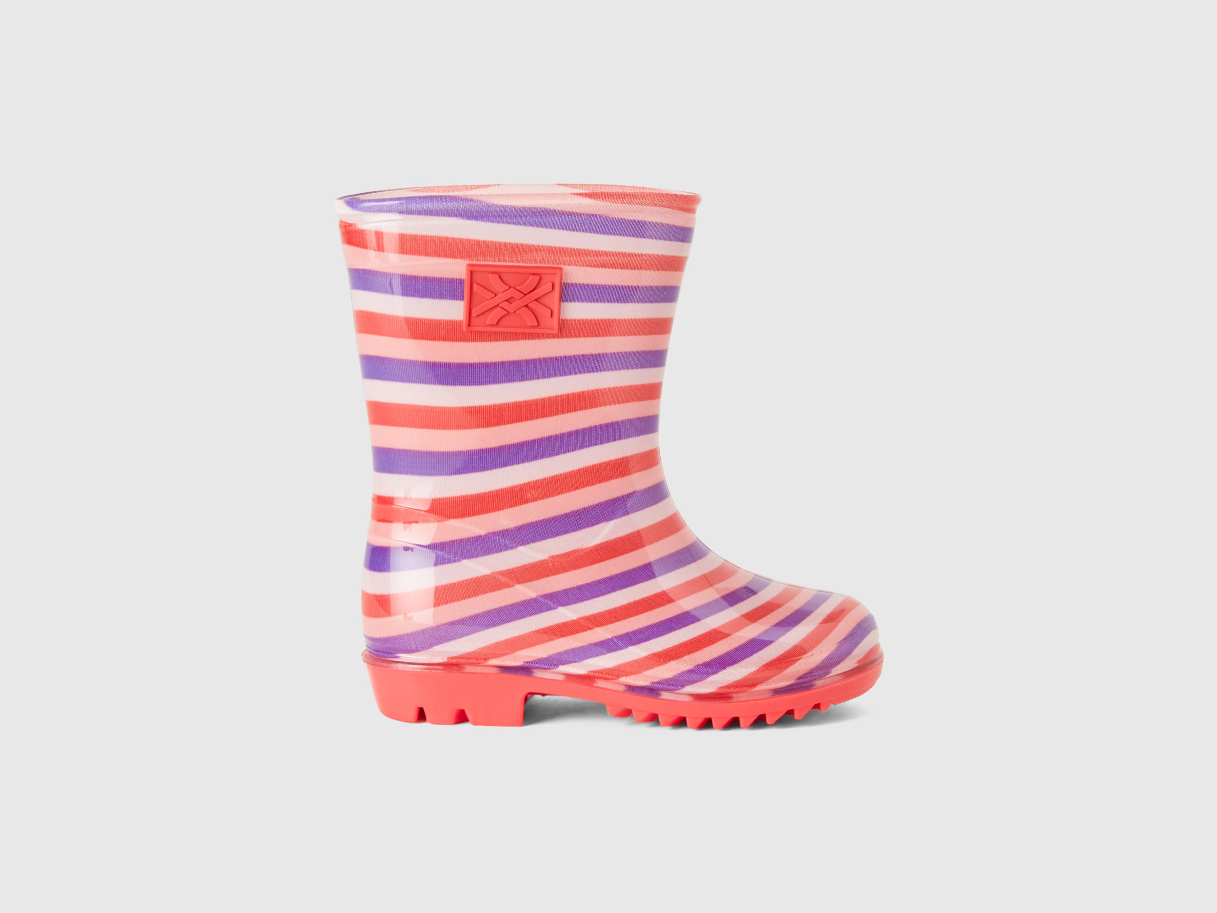 Benetton, Rubber Rain Boots, size 10C, Multi-color, Kids