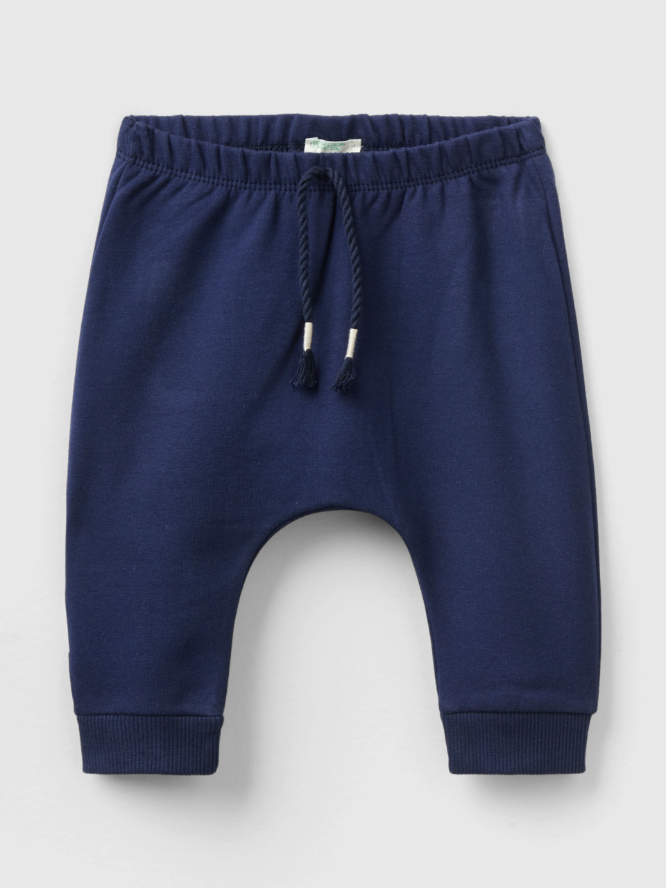 Benetton, Warm Sweat Trousers With Pocket, Dark Blue, Kids