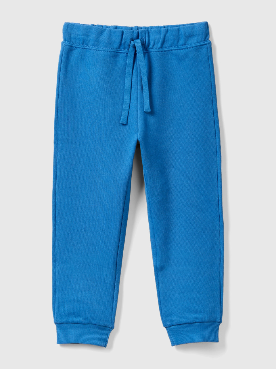 Benetton, Regular-fit-jogginghose Aus Sweatstoff, Blau, male