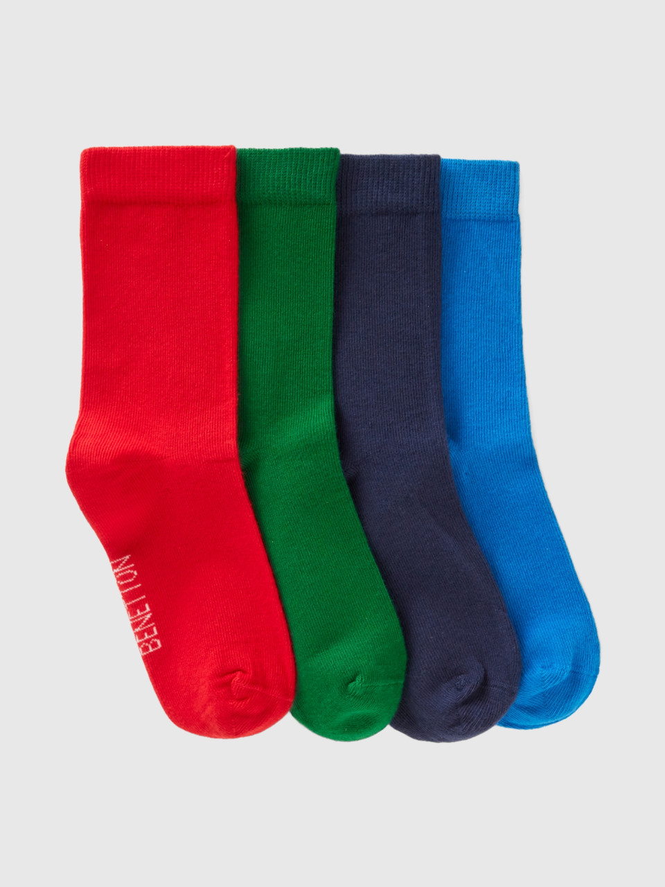 Benetton, Sock Set In Organic Stretch Cotton Blend, Multi-color, Kids
