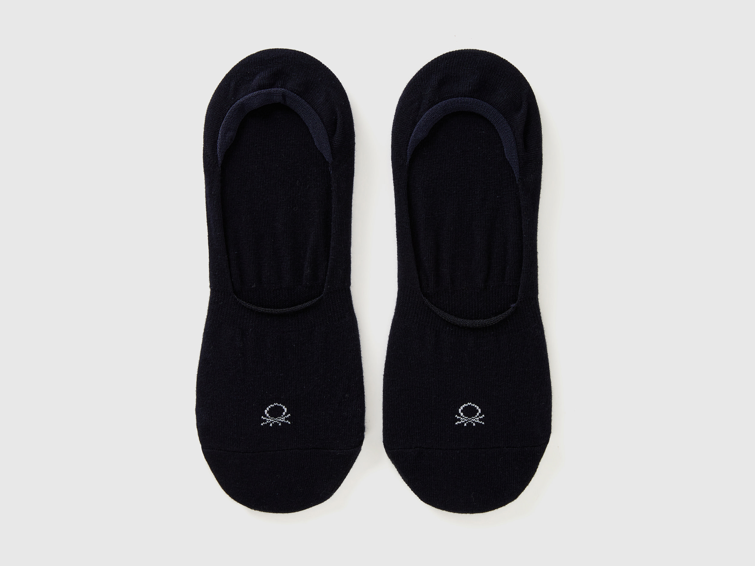 Benetton, Two Pairs Of Ankle Socks, size 5-8, Dark Blue, Women