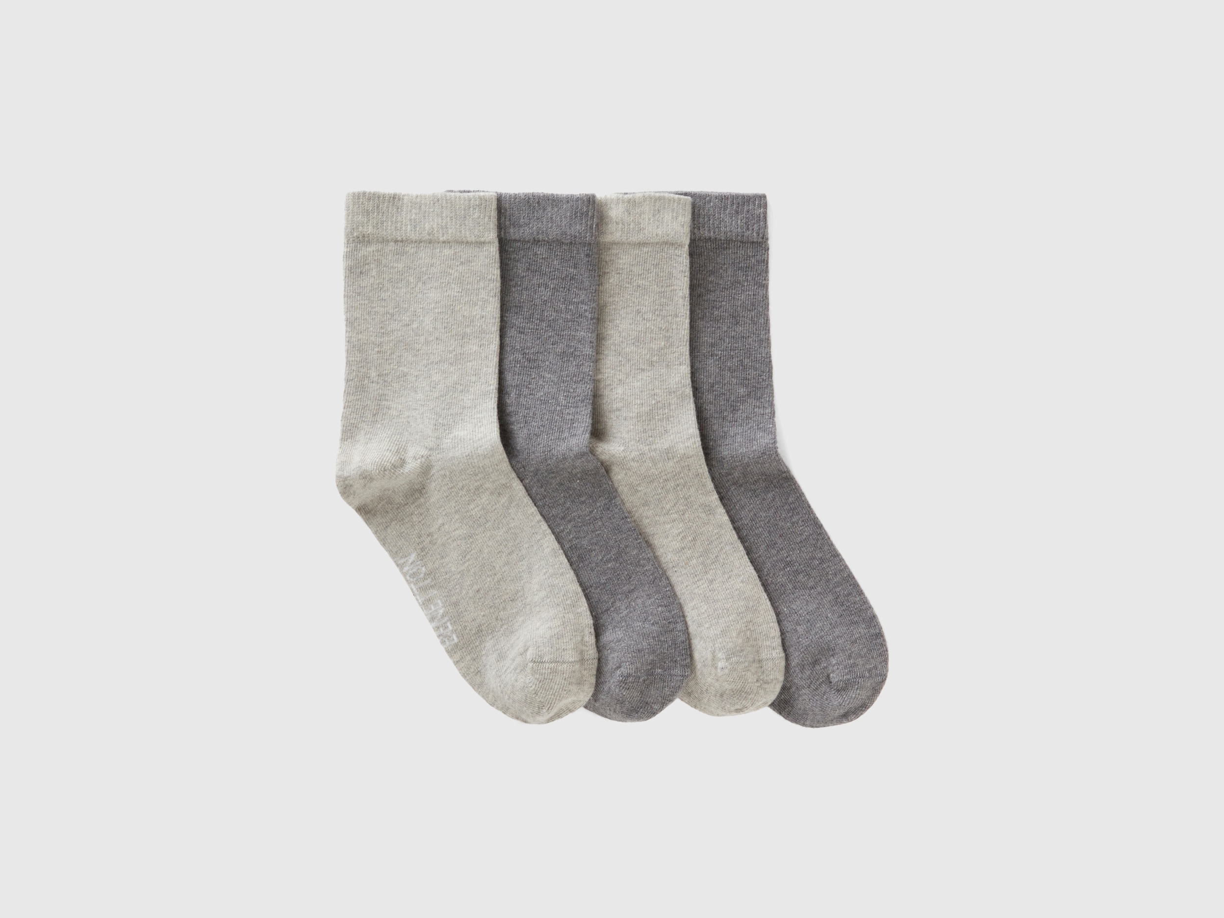Benetton, Set Calzini Lunghi, Multicolore, Bambini