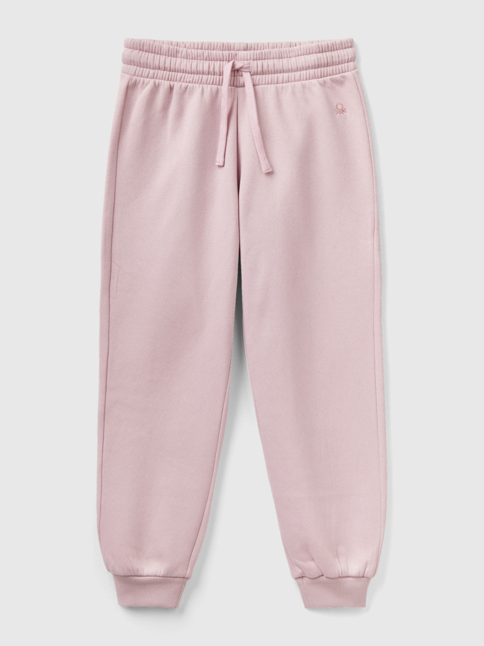 Benetton, Sweat Joggers With Drawstring, Pink, Kids