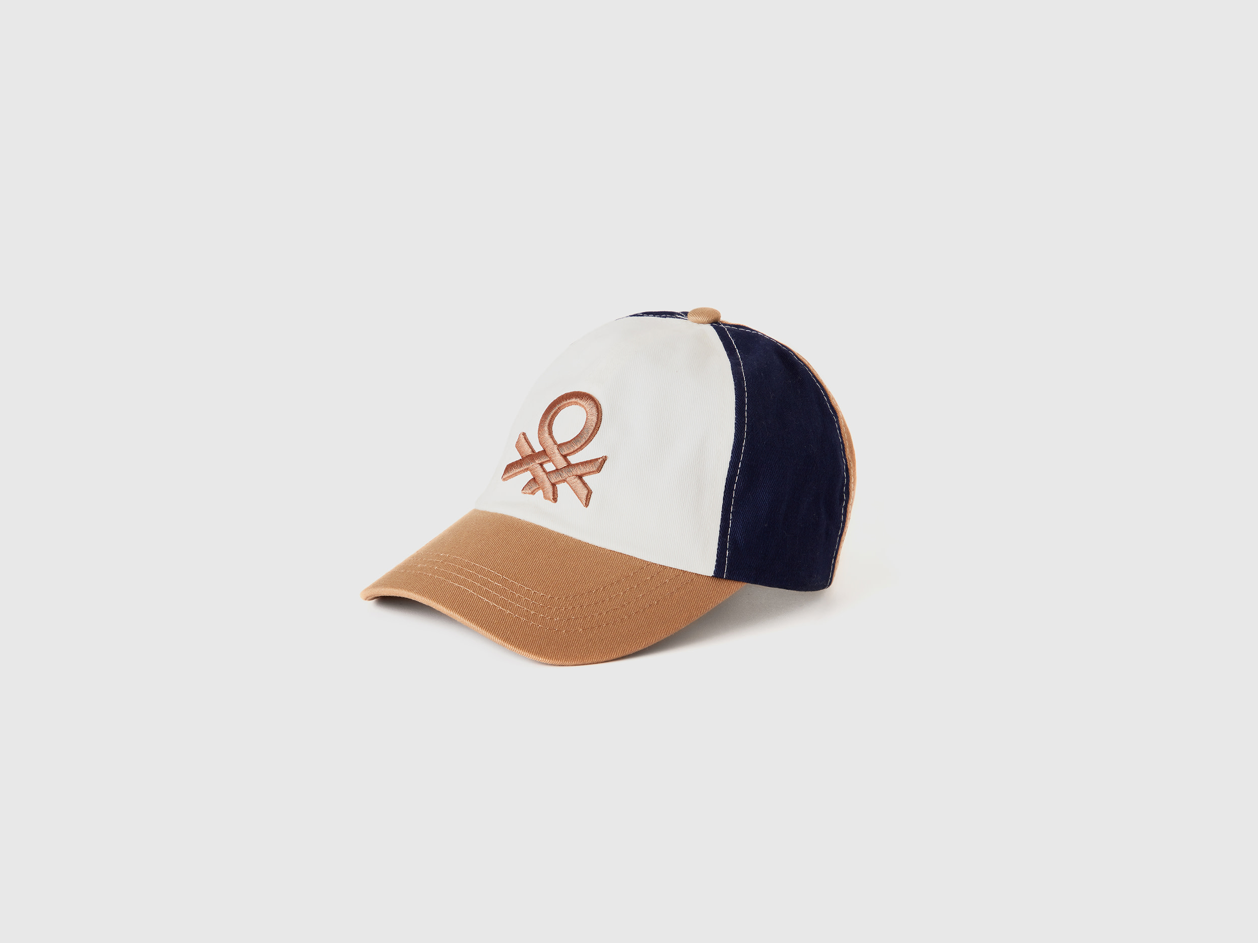 Benetton, Cappellino Baseball Con Logo, Multicolore, Bambini