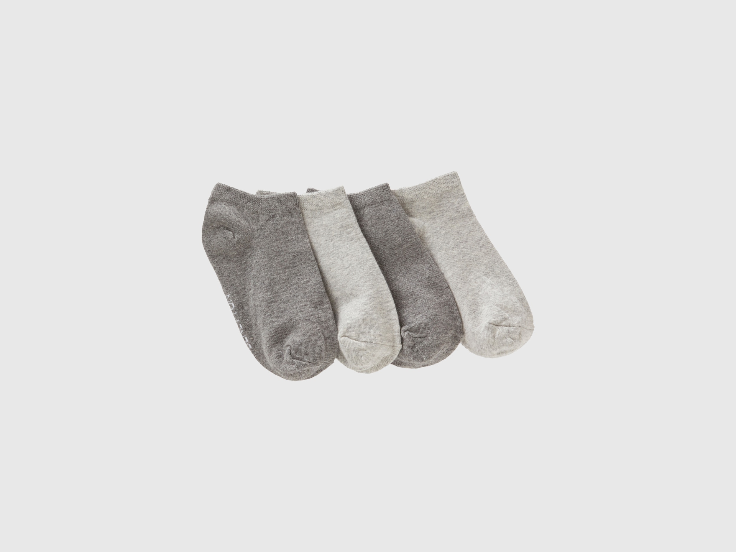Image of Benetton, Set Of Very Short Socks, size 20-24, Multi-color, Kids